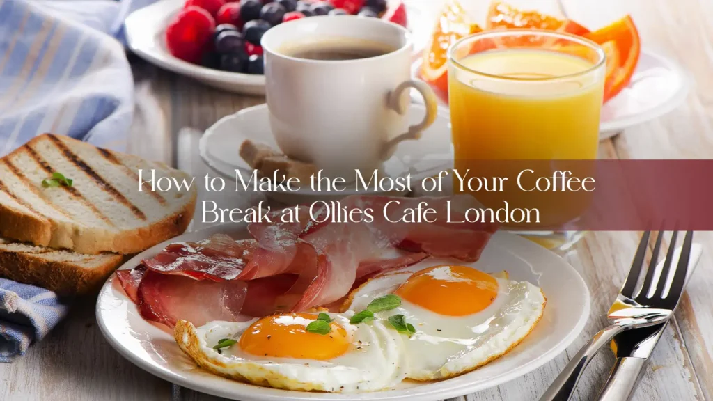 Guests enjoying a relaxing coffee break at Ollies Cafe London in a welcoming atmosphere.