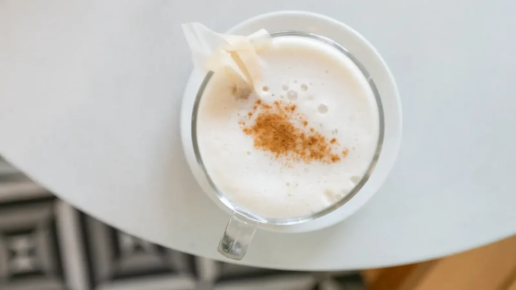 Starting the day right with fresh coffee and a hearty breakfast at a London café.